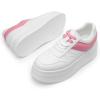 image:imageDREAM PAIRS Womens Platform Casual SneakersWhitePink
