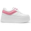 image:imageDREAM PAIRS Womens Platform Casual SneakersWhitePink