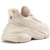 image:imageDREAM PAIRS Womens Platform Chunky Fashion Sneakers Slip On Walking Stylish Lightweight Classic Casual SneakerBeige