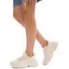 image:imageDREAM PAIRS Womens Platform Chunky Fashion Sneakers Slip On Walking Stylish Lightweight Classic Casual SneakerBeige