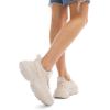 image:imageDREAM PAIRS Womens Platform Chunky Fashion Sneakers Slip On Walking Stylish Lightweight Classic Casual SneakerBeige