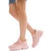 image:imageDREAM PAIRS Womens Platform Chunky Fashion Sneakers Slip On Walking Stylish Lightweight Classic Casual SneakerPink