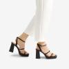 image:imageDREAM PAIRS Womens Platform Strappy Heels Open Toe Ankle Strap Square Party Sandals Y2K Dress ShoesBlack