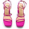 image:imageDREAM PAIRS Womens Platform Strappy Heels Open Toe Ankle Strap Square Party Sandals Y2K Dress ShoesHot Pink