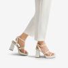 image:imageDREAM PAIRS Womens Platform Strappy Heels Open Toe Ankle Strap Square Party Sandals Y2K Dress ShoesWhite