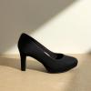 image:imageDREAM PAIRS Womens Pumps Close Toe Low Heels Platform Heels Comfortable Office Work Dress Shoes for WomenBlacknubuck