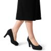 image:imageDREAM PAIRS Womens Pumps Close Toe Low Heels Platform Heels Comfortable Office Work Dress Shoes for WomenBlacknubuck