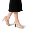 image:imageDREAM PAIRS Womens Pumps Close Toe Low Heels Platform Heels Comfortable Office Work Dress Shoes for WomenNudepu