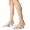 image:imageDREAM PAIRS Womens Pumps Closed Toe Pointed Toe Kitten Heels for Women Party Dance Wedding Dress Shoes for WomenGold