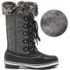 image:imageDREAM PAIRS Womens River1 Mid Calf Waterproof Winter Snow BootsGrey