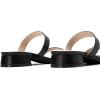 image:imageDREAM PAIRS Womens Slides Heels Slip On Low Block Sandals Two Strap Open Round Toe Chunky Casual Summer Mules ShoesBlack