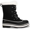 image:imageDREAM PAIRS Womens Snow Winter Boots Mid Calf Waterproof Warm Faux Fur Lined Lace Up Antislip Outdoor Duck BootsBlack