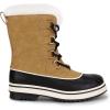 image:imageDREAM PAIRS Womens Snow Winter Boots Mid Calf Waterproof Warm Faux Fur Lined Lace Up Antislip Outdoor Duck BootsChestnutBlack