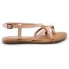 image:imageDREAM PAIRS Womens Strappy Flat SandalsNaturalpu