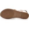 image:imageDREAM PAIRS Womens Strappy Flat SandalsNaturalpu
