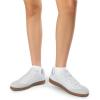 image:imageDREAM PAIRS Womens Tennis Sneakers Walking Flat LowTop Casual LaceUp Comfortable Nia Fashion Sneakers ShoesWhite Blue