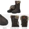 image:imageDREAM PAIRS Womens Warm Faux Fur Lined MidCalf Winter Snow BootsBrown