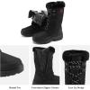 image:imageDREAM PAIRS Womens Warm Faux Fur Lined MidCalf Winter Snow BootsGooseBlack