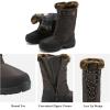 image:imageDREAM PAIRS Womens Warm Faux Fur Lined MidCalf Winter Snow BootsGooseBrown