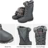 image:imageDREAM PAIRS Womens Warm Faux Fur Lined MidCalf Winter Snow BootsGooseGrey
