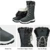 image:imageDREAM PAIRS Womens Warm Faux Fur Lined MidCalf Winter Snow BootsGrey