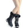 image:imageDREAM PAIRS Womens Warm Faux Fur Lined MidCalf Winter Snow BootsGrey