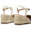 image:imageDREAM PAIRS Womens Wedge Sandals Closed Toe Espadrilles Platform Wedge Heels with Adjustable Ankle Straps and Comfortable Cushion InsolesNavy