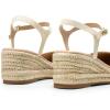 image:imageDREAM PAIRS Womens Wedge Sandals Closed Toe Espadrilles Platform Wedge Heels with Adjustable Ankle Straps and Comfortable Cushion InsolesNude