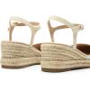 image:imageDREAM PAIRS Womens Wedge Sandals Closed Toe Espadrilles Platform Wedge Heels with Adjustable Ankle Straps and Comfortable Cushion InsolesWhite