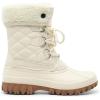 image:imageDREAM PAIRS Womens Winter Duck Boots Mid Calf Warm Insulated Faux Fur Lined Waterproof Lace Up Snow BootsBeige