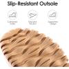 image:imageDREAM PAIRS Womens Winter Duck Boots Mid Calf Warm Insulated Faux Fur Lined Waterproof Lace Up Snow BootsBeige