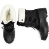 image:imageDREAM PAIRS Womens Winter Duck Boots Mid Calf Warm Insulated Faux Fur Lined Waterproof Lace Up Snow BootsBlack