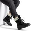 image:imageDREAM PAIRS Womens Winter Duck Boots Mid Calf Warm Insulated Faux Fur Lined Waterproof Lace Up Snow BootsBlack
