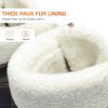 image:imageDREAM PAIRS Womens Winter Duck Boots Mid Calf Warm Insulated Faux Fur Lined Waterproof Lace Up Snow BootsTan