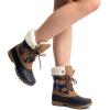 image:imageDREAM PAIRS Womens Winter Duck Boots Mid Calf Warm Insulated Faux Fur Lined Waterproof Lace Up Snow BootsTan