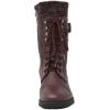 image:imageDREAM PAIRS Womens Winter Lace up Mid Calf Combat Riding Military BootsBurgundy