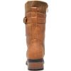 image:imageDREAM PAIRS Womens Winter Lace up Mid Calf Combat Riding Military BootsCamel