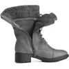 image:imageDREAM PAIRS Womens Winter Lace up Mid Calf Combat Riding Military BootsGrey
