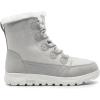 image:imageDREAM PAIRS Womens Winter Snow Boots Lace Up Warm Comfortable Faux Fur Lining Outdoor Ankle BootiesLight Grey