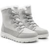 image:imageDREAM PAIRS Womens Winter Snow Boots Lace Up Warm Comfortable Faux Fur Lining Outdoor Ankle BootiesLight Grey