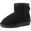 image:imageDREAM PAIRS Girls Boys Boots Kids Winter Ankle Faux Fur Lined Snow Shoes FuzzyClassic Kids Low Boot for ToddlerLittle KidBig KidBlack