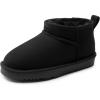 image:imageDREAM PAIRS Girls Boys Boots Kids Winter Ankle Faux Fur Lined Warm Snow Shoes Kid Short Boots for Little KidBig KidBlack