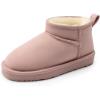 image:imageDREAM PAIRS Girls Boys Boots Kids Winter Ankle Faux Fur Lined Warm Snow Shoes Kid Short Boots for Little KidBig KidPink