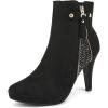 image:imageDREAM PAIRS Womens Ankle Boots High Stiletto Heel Booties Fashion Zipper Short BootsClassic Black