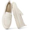 image:imageDREAM PAIRS Womens Arch Support Slip On LoafersWhitepu