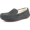 image:imageDREAM PAIRS Womens Fuzzy House Slippers Cozy Faux Fur Micro Suede Moccasins Slip on Loafer Shoes for Indoor and OutdoorGrey