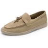 image:imageDREAM PAIRS Womens Loafers Suede Loafer Slipon Comfortable Casual Dressy Business Work Shoes with Arch SupportApricot