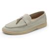 image:imageDREAM PAIRS Womens Loafers Suede Loafer Slipon Comfortable Casual Dressy Business Work Shoes with Arch SupportLight Grey