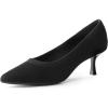 image:imageDREAM PAIRS Womens Pumps Closed Toe Pointed Toe Kitten Heels for Women Party Dance Wedding Dress Shoes for WomenBlackknit
