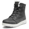 image:imageDREAM PAIRS Womens Winter Snow Boots Lace Up Warm Comfortable Faux Fur Lining Outdoor Ankle BootiesDark Grey